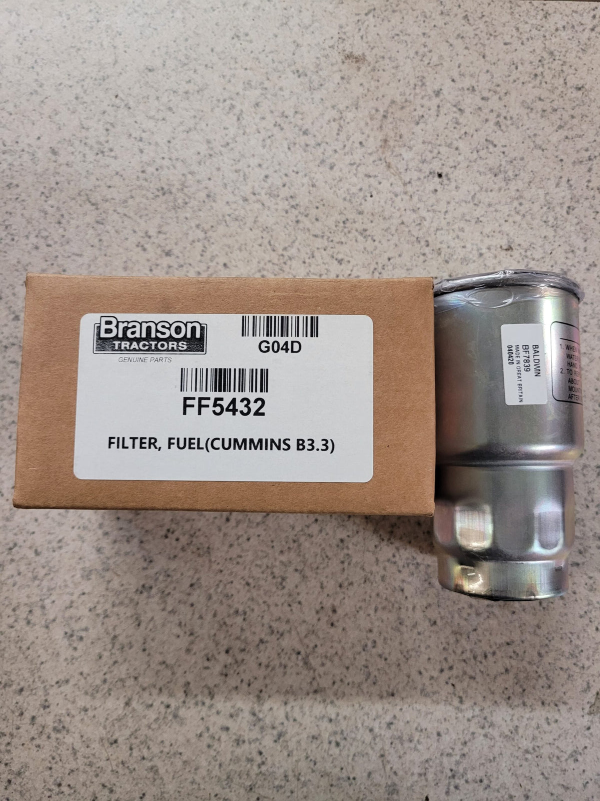 FF5432 - FILTER, FUEL (CUMMINS B3.3) image 0
