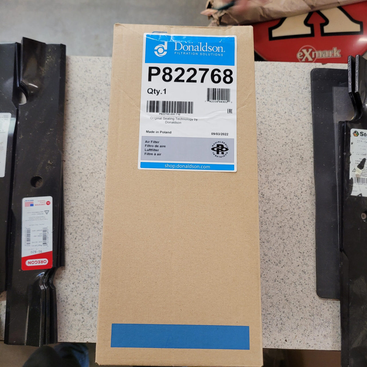 P822768 - FILTER, AIR OUTER (T433,T503) image 0