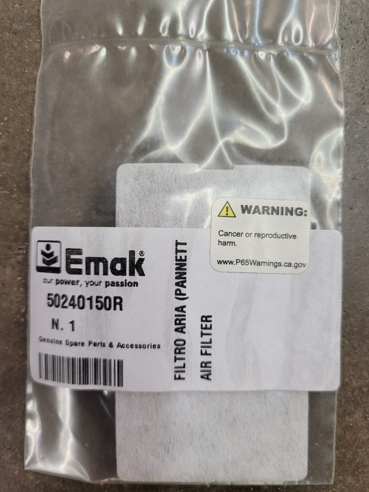50240150R - AIR FILTER image 0