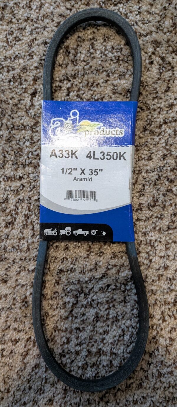A-A33K - A&I 4L350K 1/2" 35" V-Belt