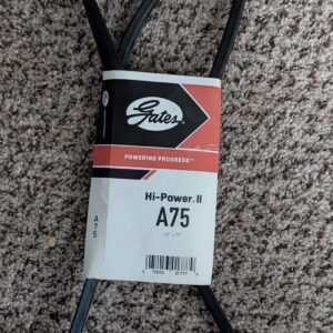 A75 - GATES 1/2" X 77" HI-POWER II V-BELT